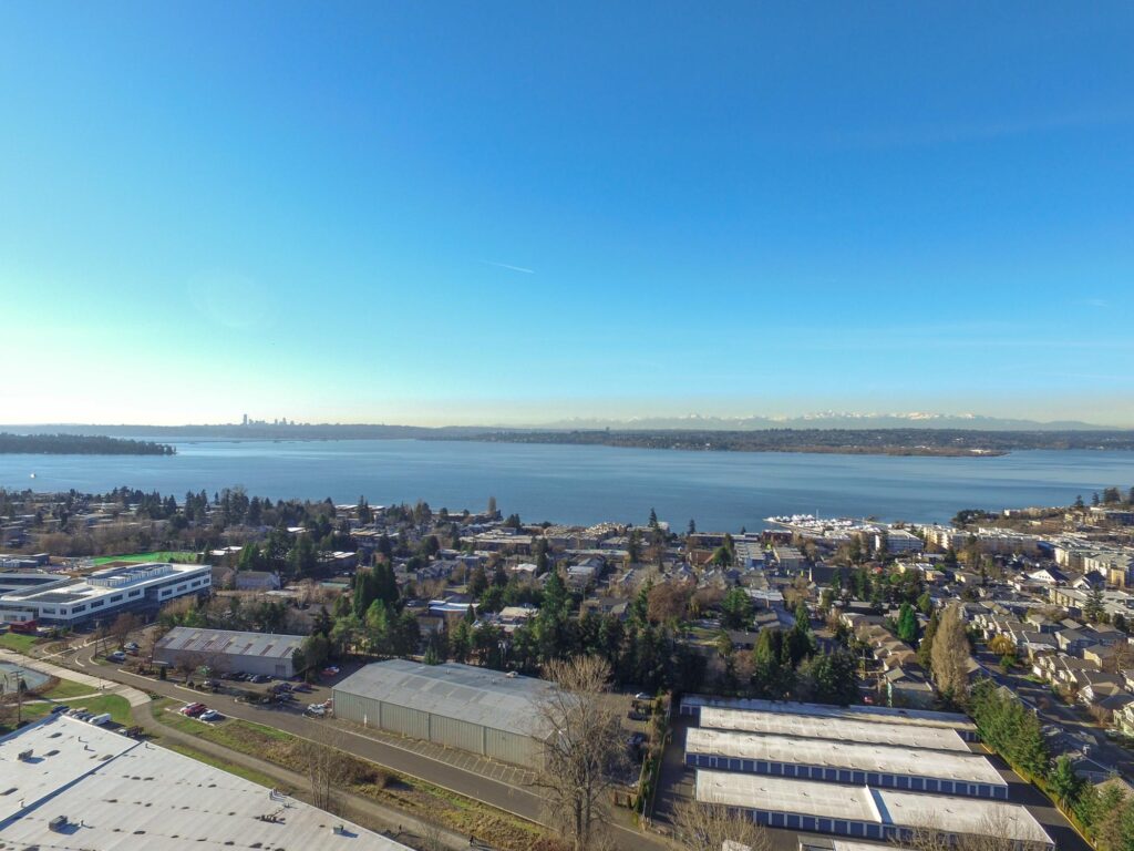 Aerial view of Kirkland Washington